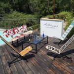 Salon jardin chaises snow